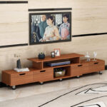 Retractable small apartment living room TV cabinet - Image 5