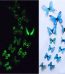 12pcs Luminous 3D Butterfly Wall Sticker for Kids Bedroom Home Living Room Fridge Decal Party Gathering Props Glow in Dark