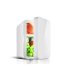 12V 8L Mini Portable Car Refrigerator Freezer Multi-Function (L11 x W6.7 x H9.8)inch - White