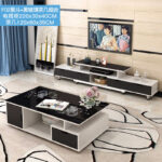 TV Stand And  Modern tempered glass Centre Table