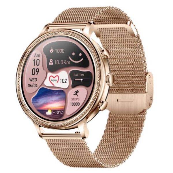 1.39' Full Touch Women's Smart Watch Heart Rate Sleep Health Monitor
