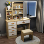 small apartment dressing table simple integrated dressing table - Image 28