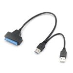 2-in-1 USB 3.0 SATA (2.5 inch & 3.5 inch) Adapter - -Black