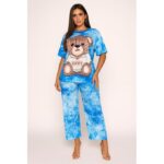 2 Pcs Casual Wear - Blue & White