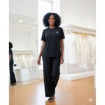 2 Piece Women's Casual Top And Down Dress Set - Multicolour