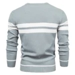 2023 High Quality New Mens Boys Winter Stripe Sweater Thick Warm - Image 6