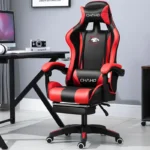 2023 New computer chair Green gaming chair PU leather office swivel chair - Image 4