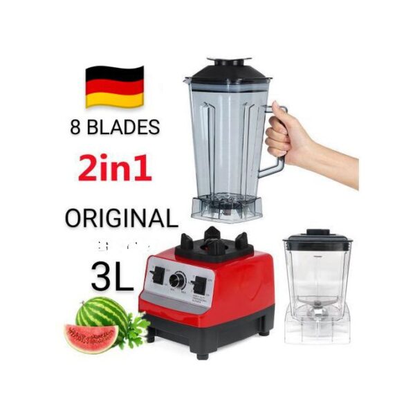 2.0L - 3.0L High Powerful Long Lasting Multipurpose Heavy Duty Blender - Multicolored