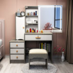 small apartment dressing table simple integrated dressing table - Image 17