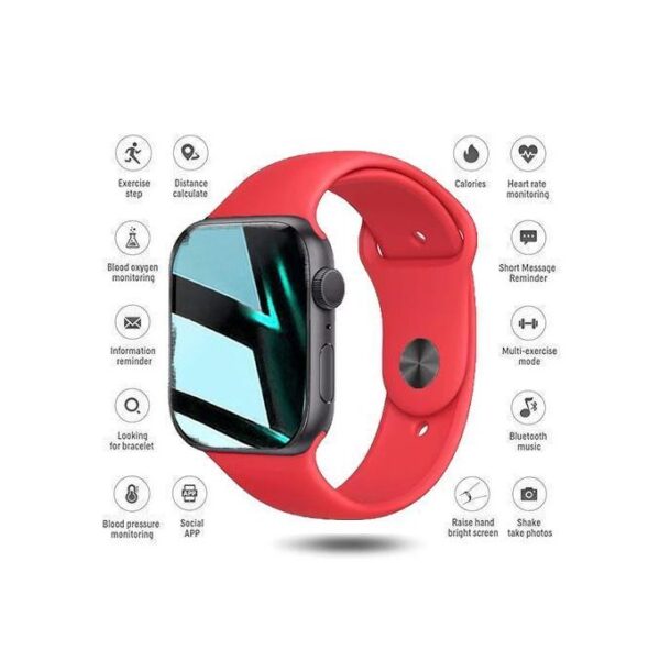 2.2 "Full Screen Intelligent Sports Multifunctional Watch, Smart Strap, Fashion Watch, Blood Oxygen, Blood Pressure, Heart Rate, Sleep Monitoring Smart Watch, Smart Wristband,...