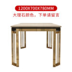 Nordic light luxury marble dining table western dining table home small apartment stylish dining table and chair combination modern simple table - Image 6