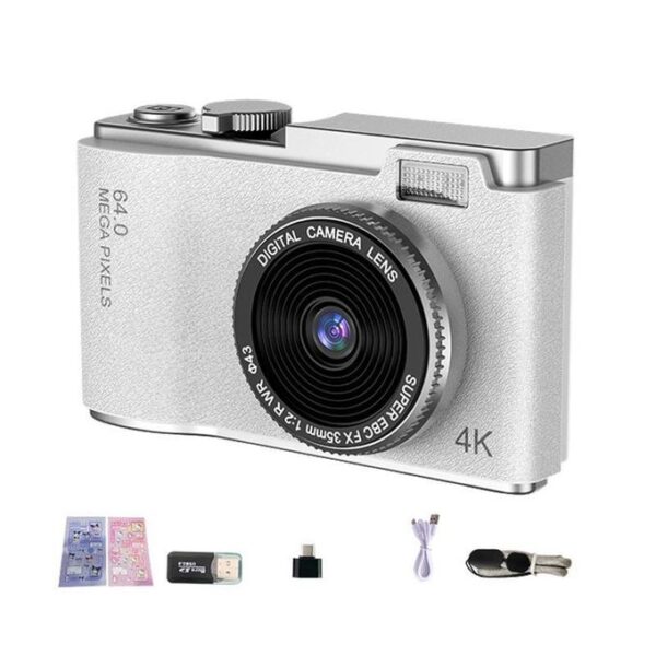2.4 inch Dual-lens 4K HD CCD Camera Retro Kids Camera