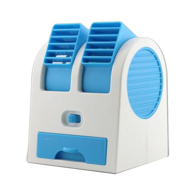 2.5W - Portable Mini USB Air Conditioner Cooler Fan Rechargeable For Outdoor Desktop