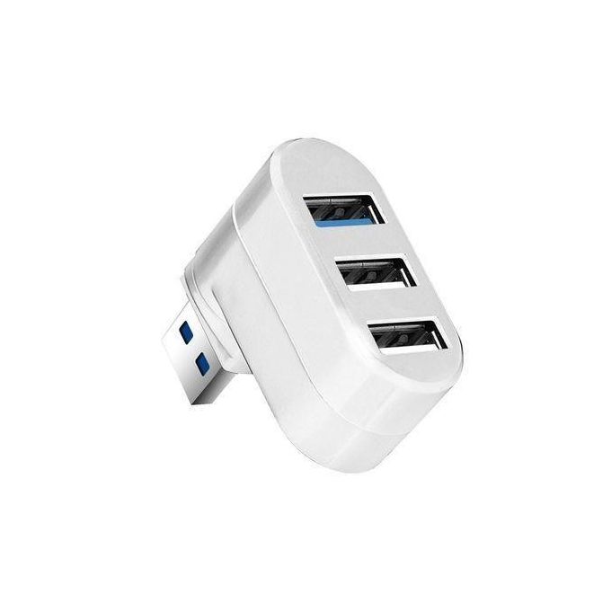 3-Port Mini USB 2.0 Hub - White 3-Port Mini USB 2.0 Hub - White
