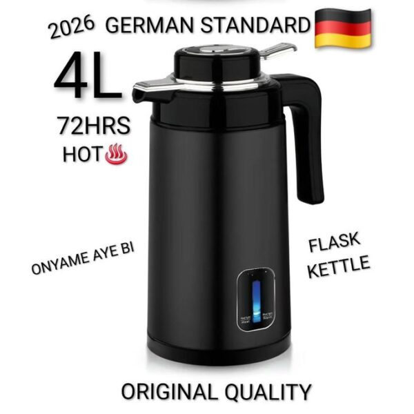3.0L - 4.0L GERMAN - High Quality Fast Boiling Kettle - Multicolor