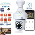 3M VISION Full HD 1080 WiFi PTZ BULB camera with smoke detector