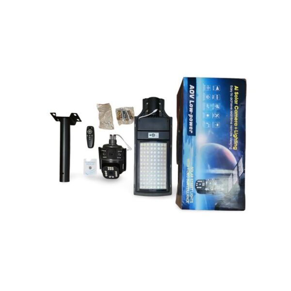 3M VISION Hieasy Solar Street Light PTZ Dual Lens 4g Camera