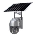 4MP Rechargeable WiFi Solar Camera - Black