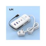 5 In 1 2USB 2PD 66w Fast Charger Power Socket