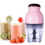 600ml - Mini Electric Juice Grinder - Pink/Transparent