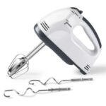 7 Speed Super Electric Hand Mixer - 260W - 220V - White/Black