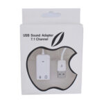 External sound card white with line 7.1USB with line - Image 5