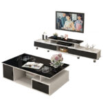 TV Stand And  Modern tempered glass Centre Table - Image 4