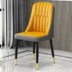 Comfortable Dining Chairs Durable Moisture Proof Living Room Leather Chair - Image 2
