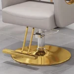 Fashionable Luxury Barber Chair Classic Gold Professional Armrest Chair - Image 4
