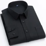 High Quality Cotton Men Dress Shirts Long Sleeve - Image 5