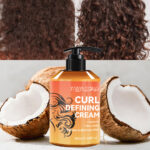 Moisturizing and bouncy curling cream for post-perm curl care
