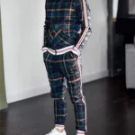 Men Spring And Autumn Large Casual Fashion Joker Checkered