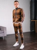 Men Spring And Autumn Large Casual Fashion Joker Checkered - Image 4
