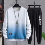 Men's Casual Harajuku Jerseys 2 Piece Set Social Elegant Sweats Sweatshirt High Quality L - Image 5