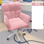 Nordic Ins Computer Chair Swivel Latex Wheels Chair Girls Vanity Chair Make Up Seat Student Dormitory Gamer Chairs Home Office - Image 3