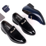 British suede patent leather casual shoes - Image 2