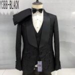 New style fashion African jacquard dress style three-piece suit - Image 6