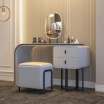 Light luxury dressing table bedroom modern minimalist makeup table - Image 3