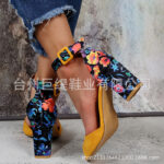 European and American foreign trade large size high heels - Image 3
