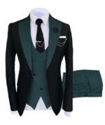 Serge men's suit three-piece suit wedding Sina best man suit - Image 14