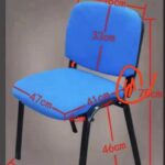 Simple modern company staff office training chair fully equipped straight chair - Image 5