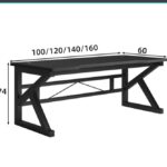 Computer table desktop gaming table and chair set combination table office home table study table study desk writing desk - Alibaba - Image 5