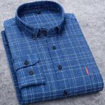 Men's Daily Slim Cotton Long Sleeve