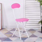 Folding stool home dining chair stool back chair training chair student - Image 18