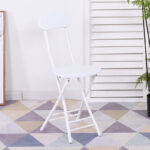 Folding stool home dining chair stool back chair training chair student - Image 13