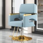 chair barber shop perm, dyeing, hair cutting, rotating and lifting hairdressing chair, hair salon comfortable leather hairdressing chair - Image 12