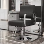 Customized hairdressing chair, internet celebrity barber shop chair - Image 3
