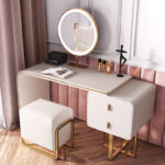 Light luxury dressing table bedroom modern minimalist makeup table - Image 4