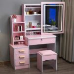 small apartment dressing table simple integrated dressing table - Image 33