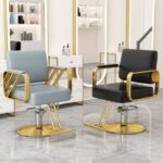 Modern simple hairdressing chair, hair salon chair, barber chair,